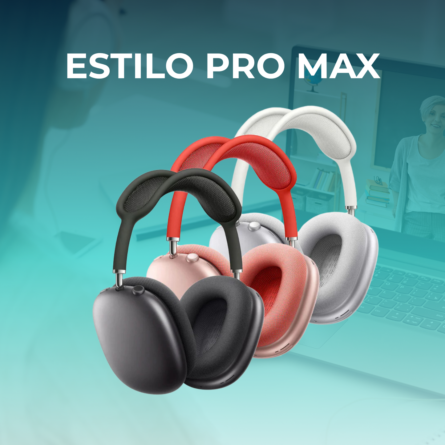 Audífonos Estilo AirPods Max Cancelación de Ruido