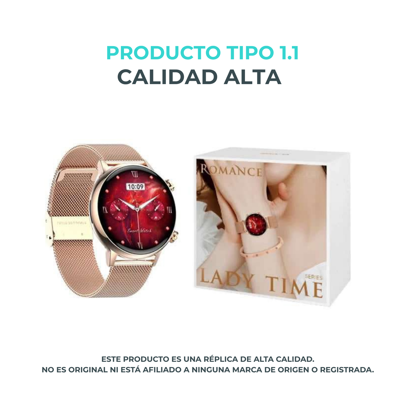 Smartwatch estilo G‑Tide Romance elegante para mujer
