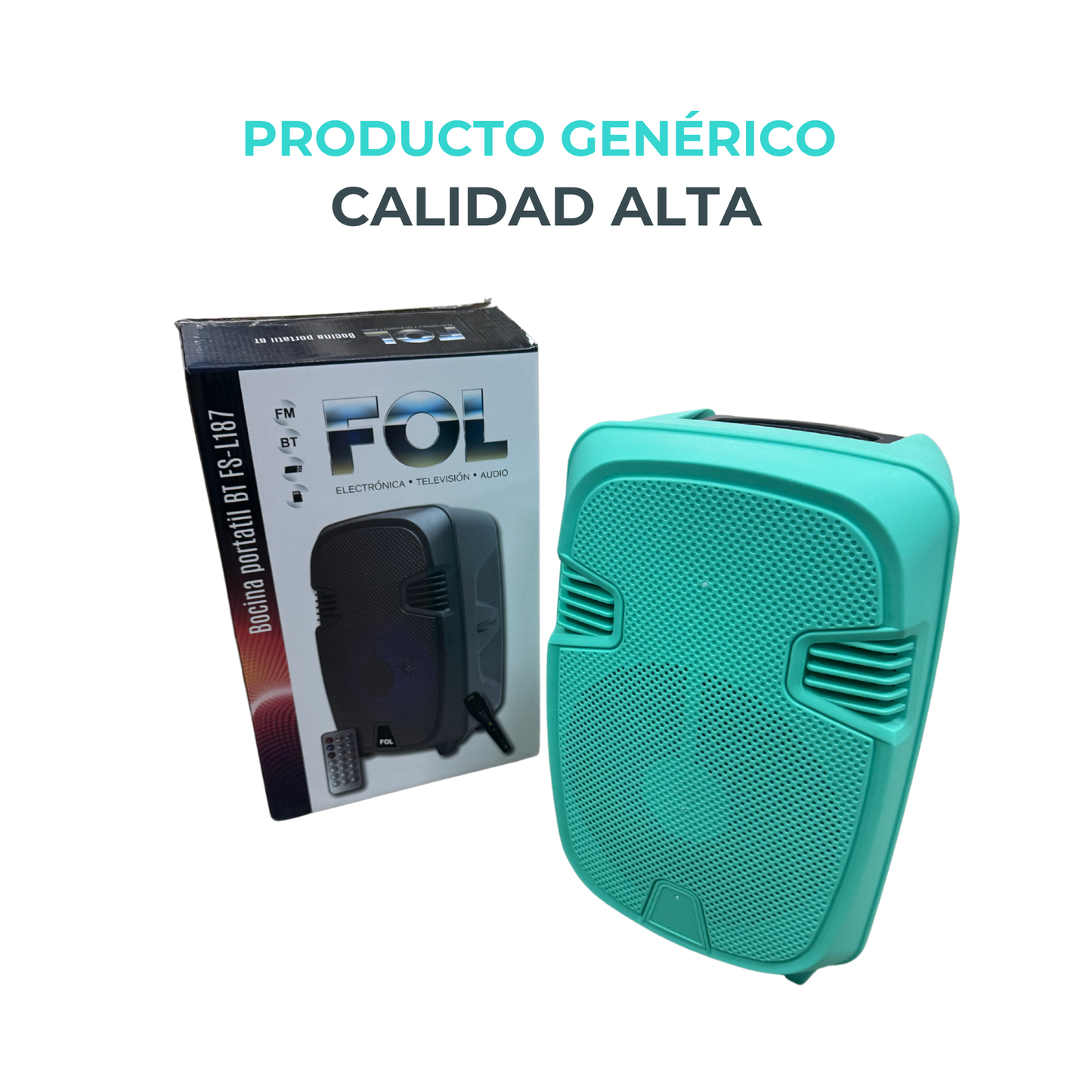 Bocina FOL modelo FS L187 Portátil Digital Radio FM