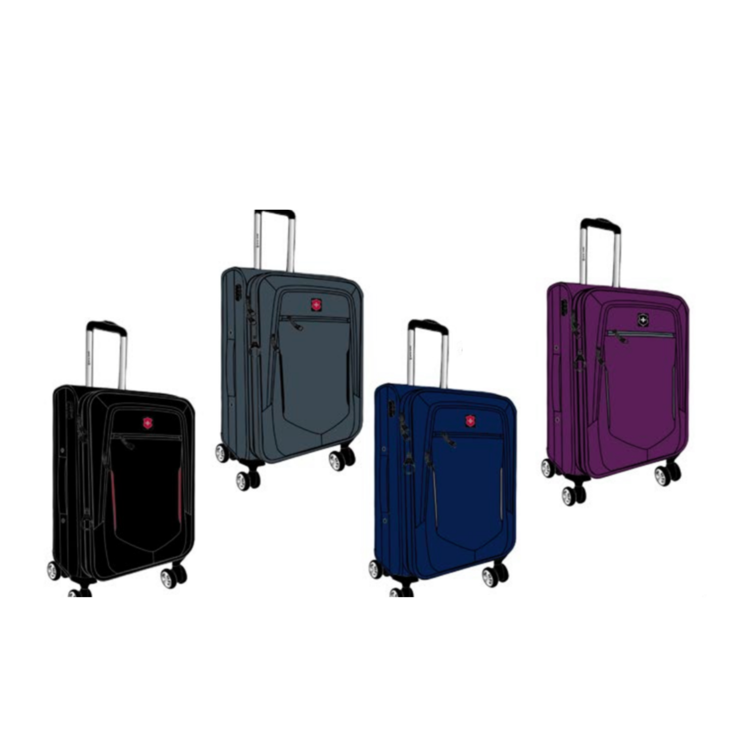Maleta Suave Royal Swiss Friburgo 360° 18” / 20” / 24” / 28”