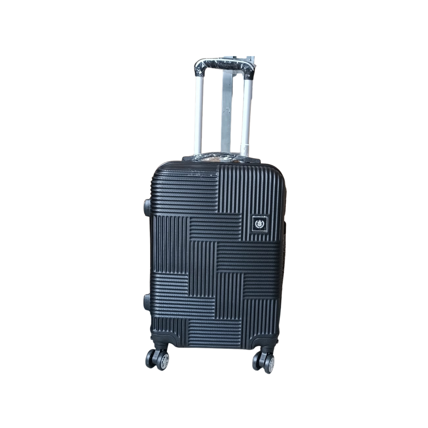 Maleta Rígida Diseño Geométrico ruedas desmontables 360° 18” a 28”