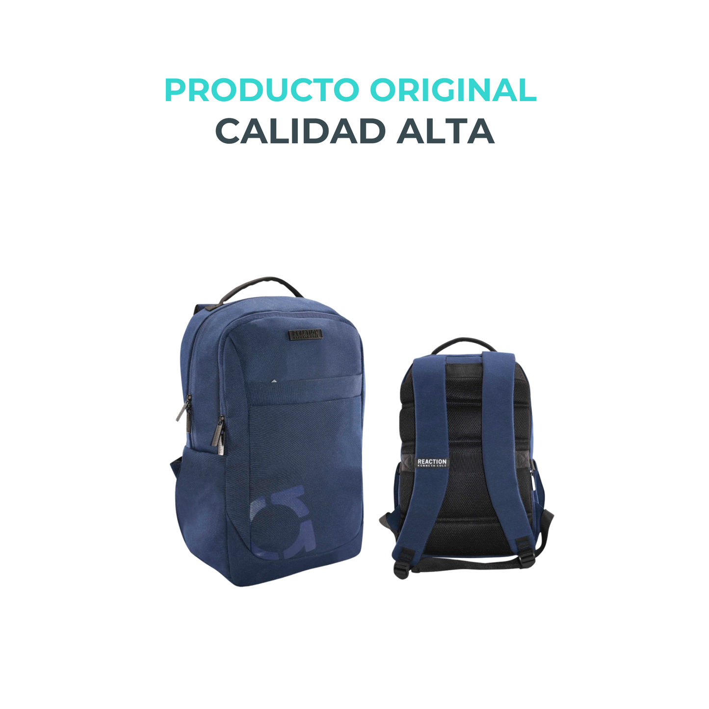 Mochila Kenneth Cole Reaction Azul 20L Nylon y Compartimento para Laptop