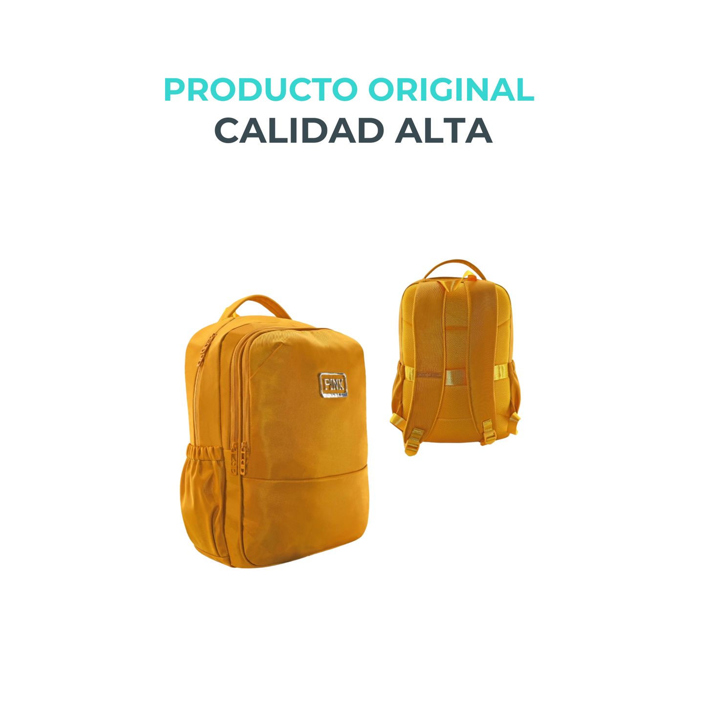 Mochila Original Pink LABEL con Organizador Interno