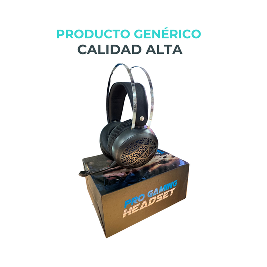 Audífonos Gamer PRO con Micrófono Retráctil y Banda Metálica