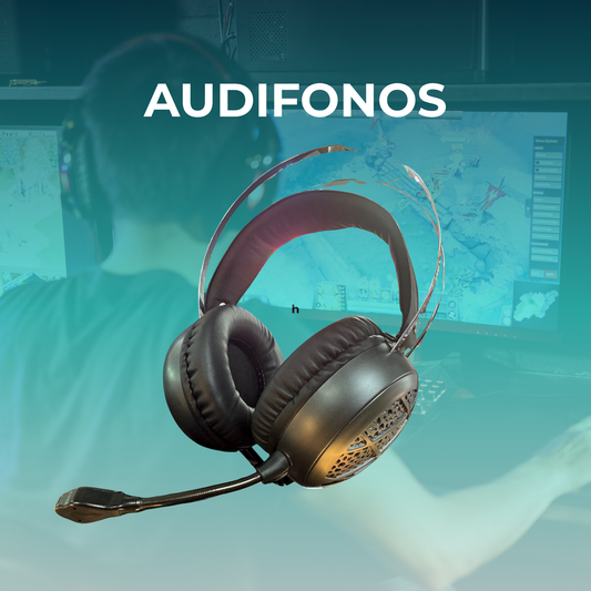 Audífonos Gamer PRO con Micrófono Retráctil y Banda Metálica
