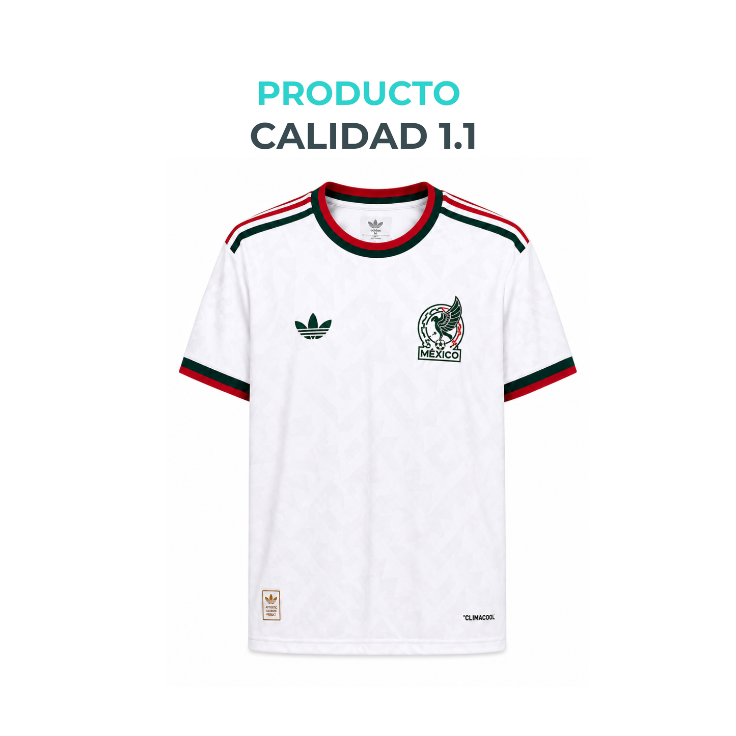 Jersey Playera Selección Mexicana Edición Especial 2026 – Blanca Cuello Redondo