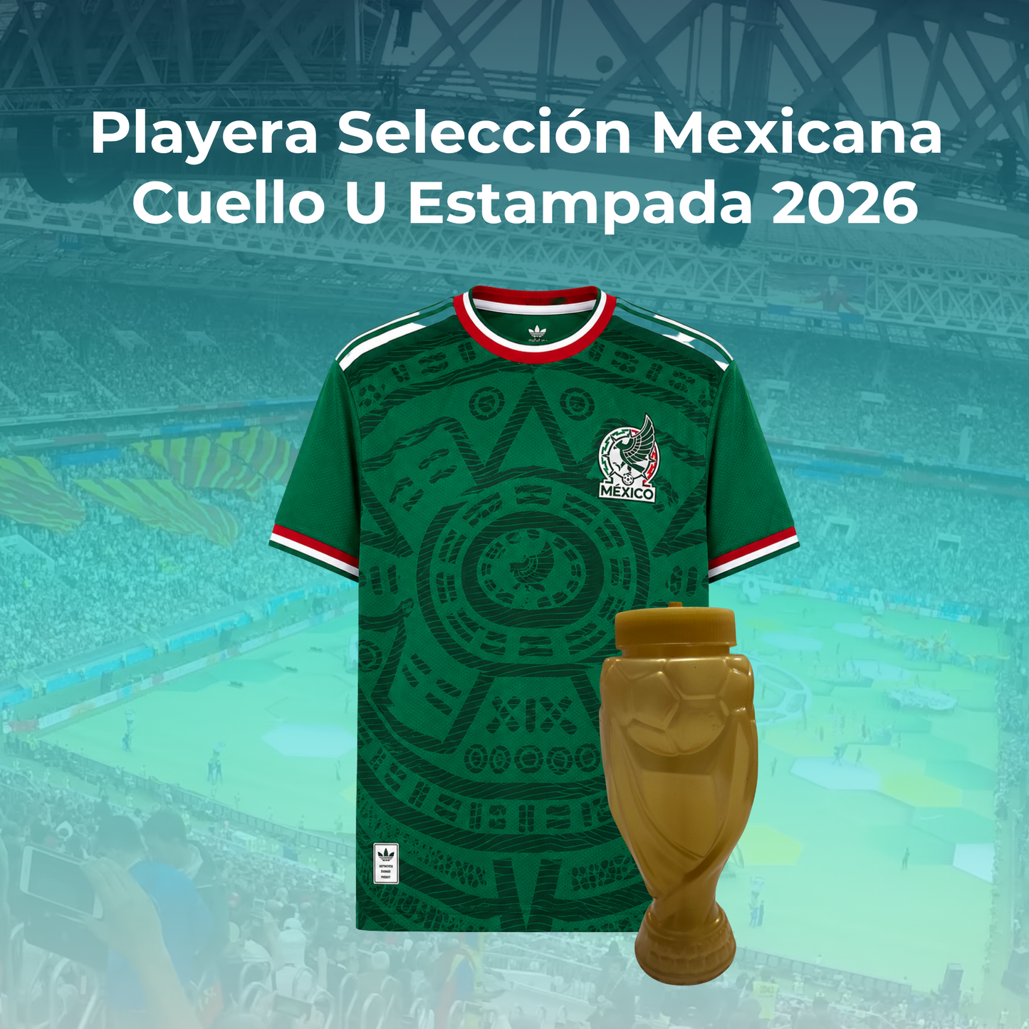 Jersey Playera Selección Mexicana Estampada Edición Fan