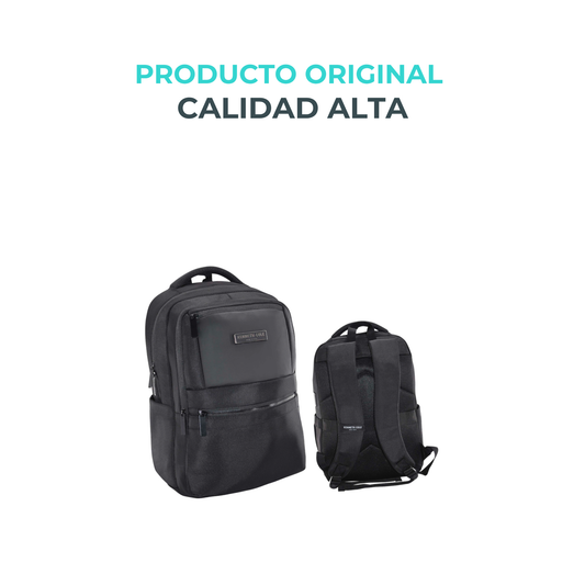 Mochila Kenneth Cole Negra con Puerto USB