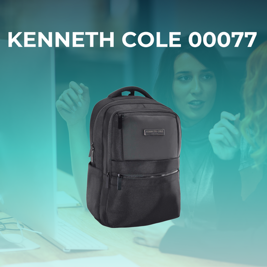 Mochila Kenneth Cole Negra con Puerto USB