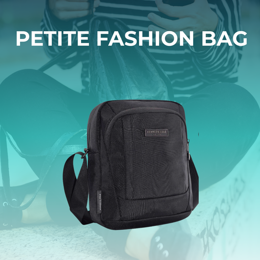 Messenger Bag Kenneth Cole 5L – Poliéster Resistente con Organizador