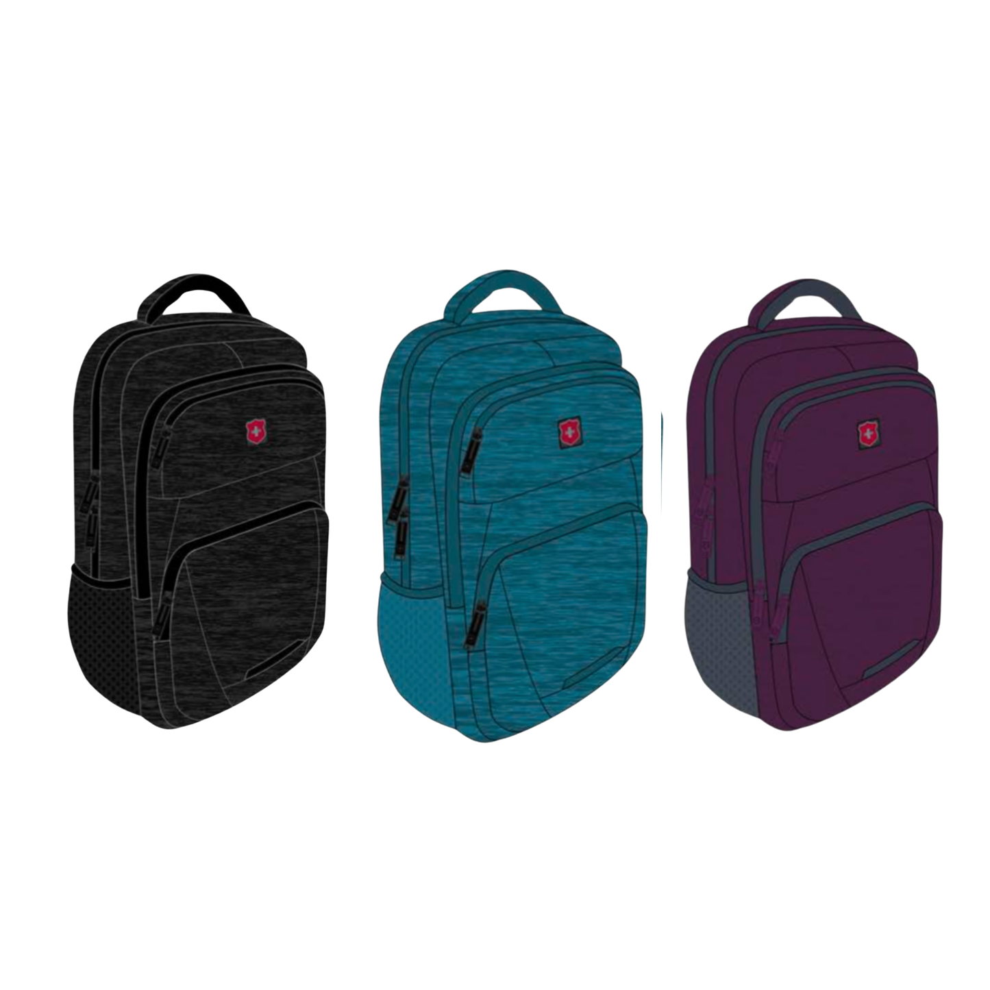 Mochila Royal Swiss con Porta Laptop y Espalda Acolchonada