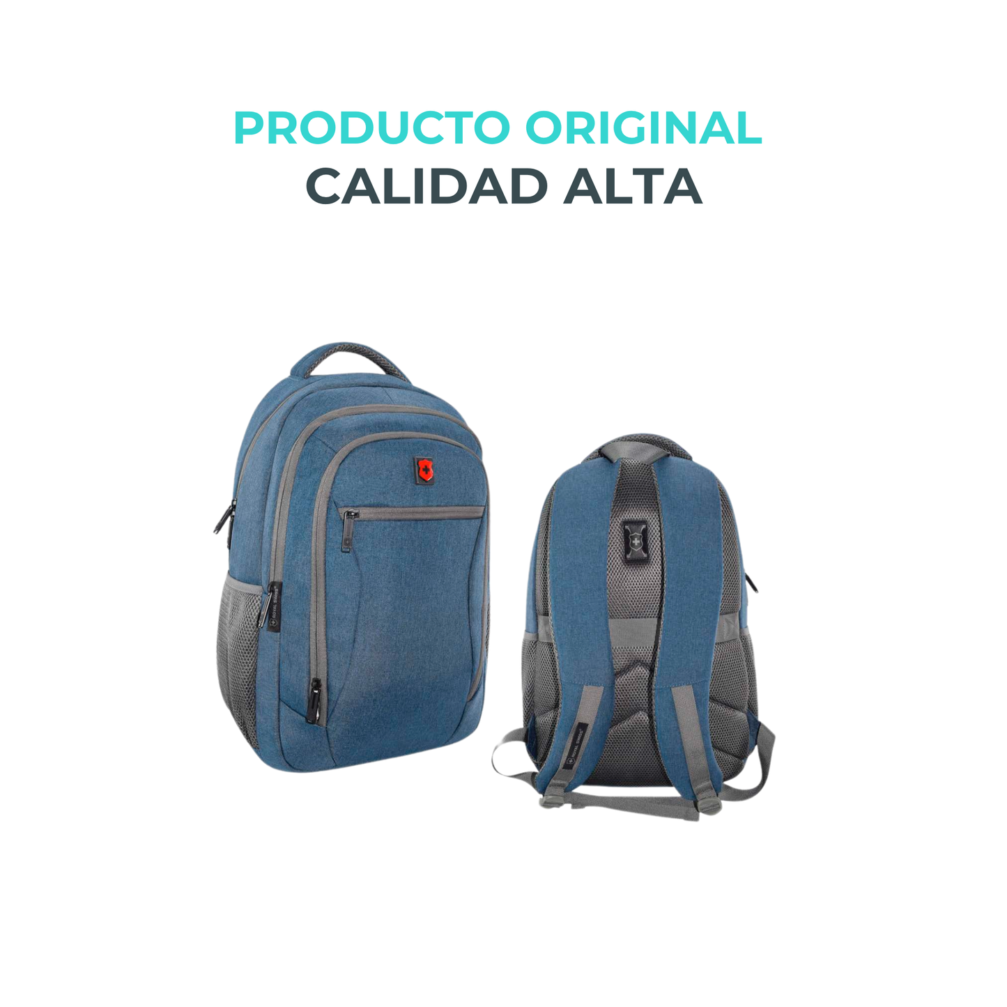 Mochila Escolar Royal Swiss con Porta Laptop