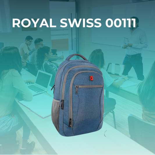 Mochila Escolar Royal Swiss con Porta Laptop