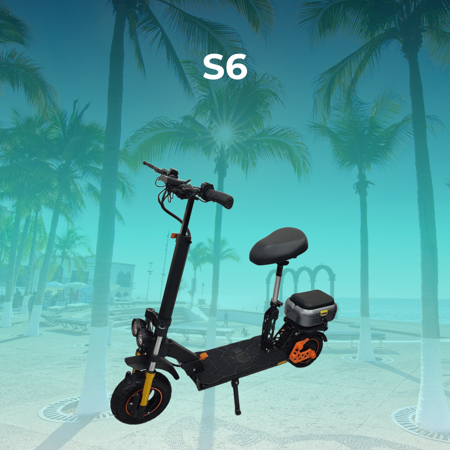 Scooter Eléctrico Plegable EVOBIKE S6