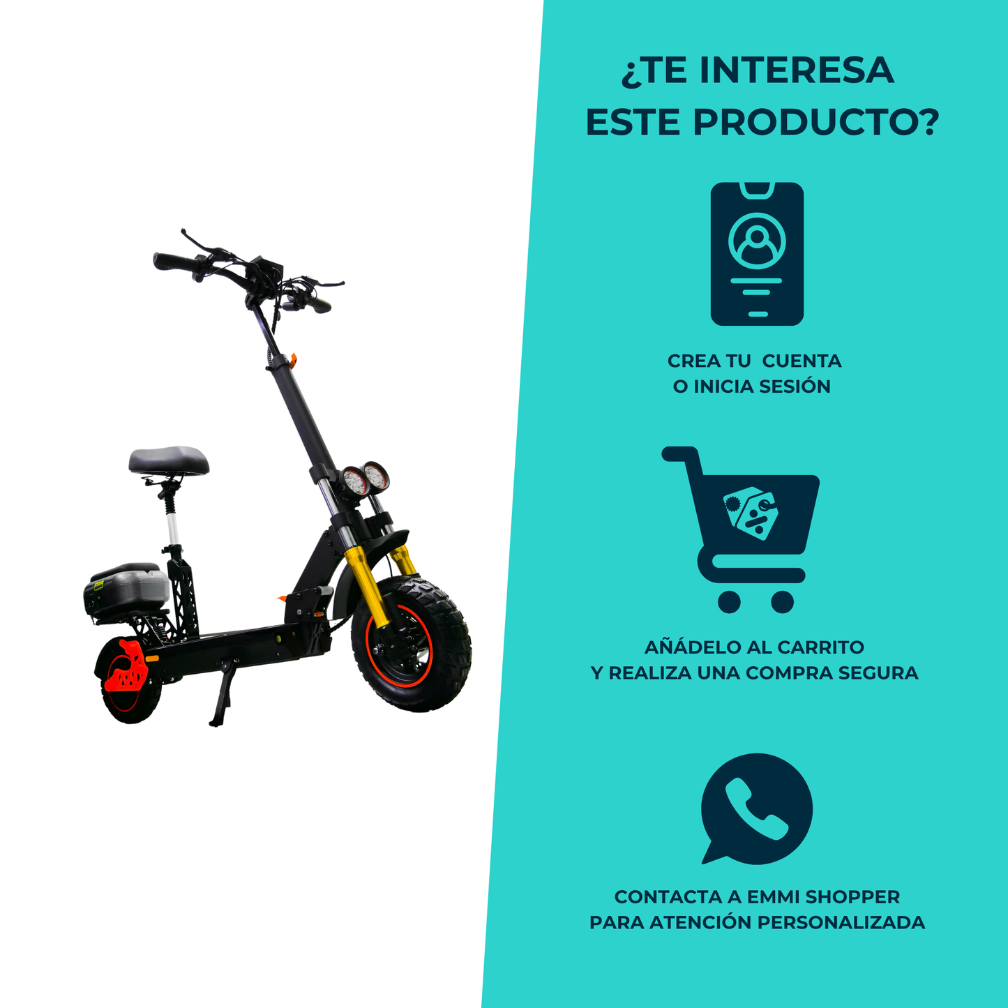 Scooter Eléctrico Plegable EVOBIKE S6