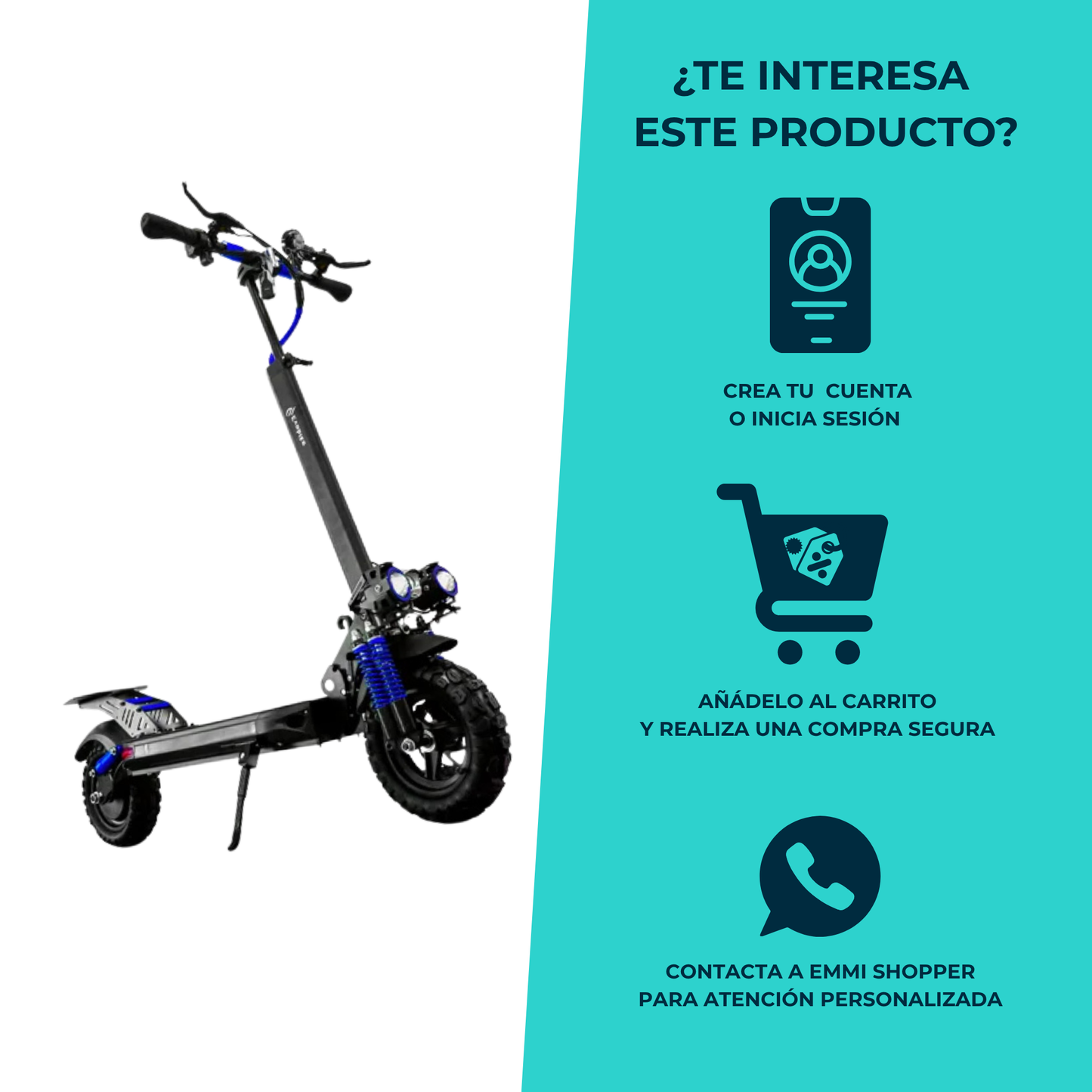 Scooter Eléctrico Plegable EVOBIKE M1