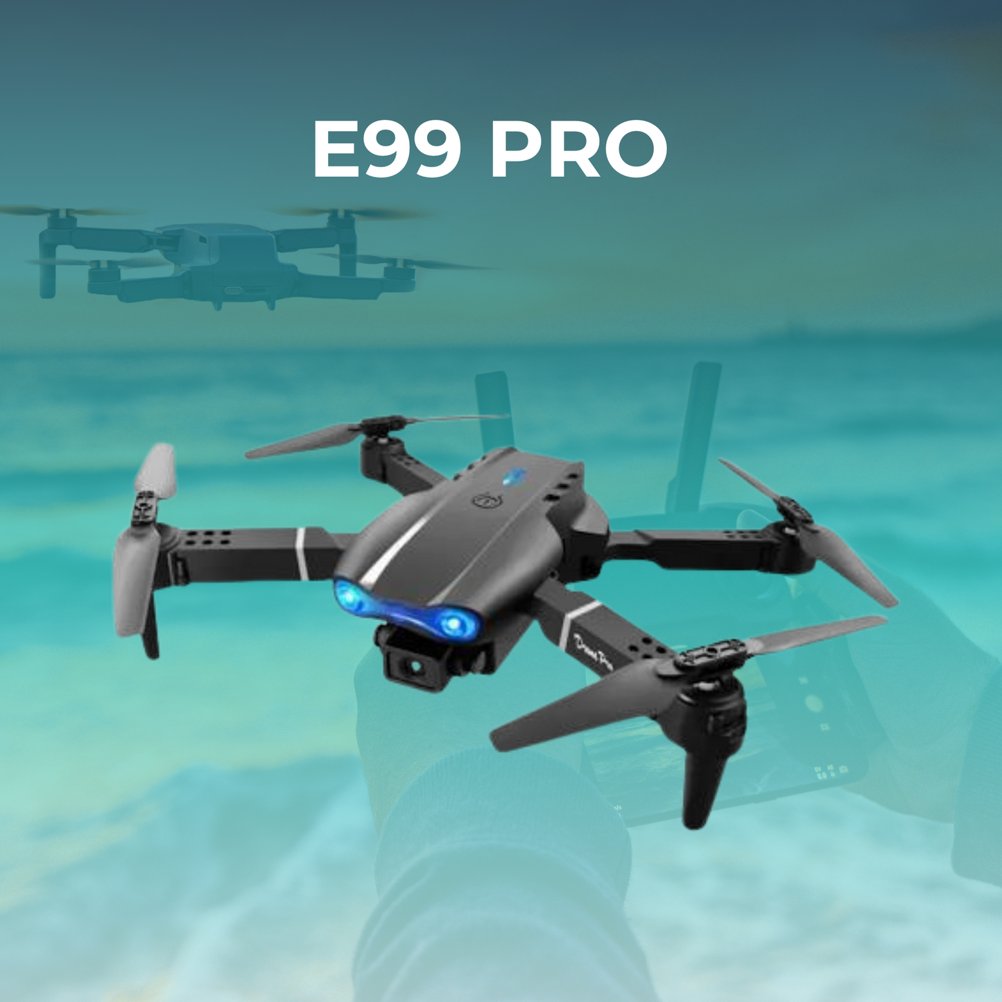 Dron Plegable E99 con Cámara 4K y Control Remoto