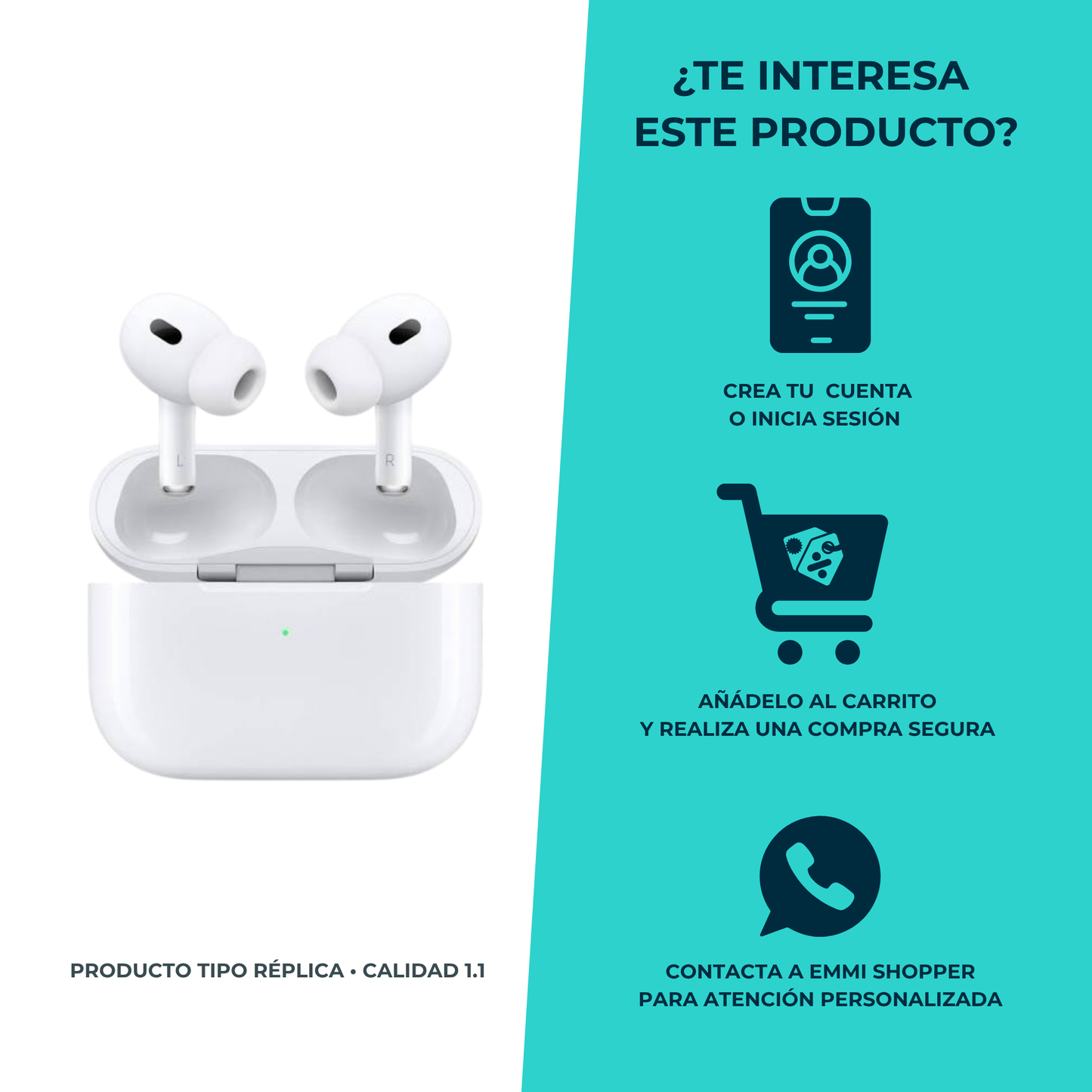 Audífonos Inalámbricos Estilo Pro 2 con Entrada Lightning