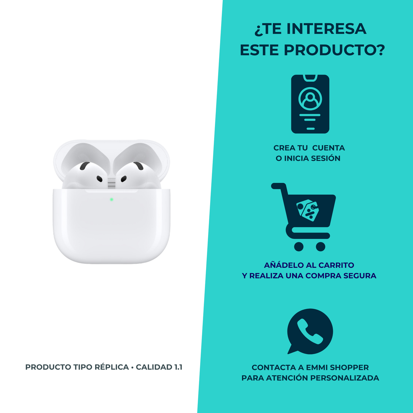 Audífonos inalámbricos estilo Pro 4 – Entrada Tipo C Alta fidelidad