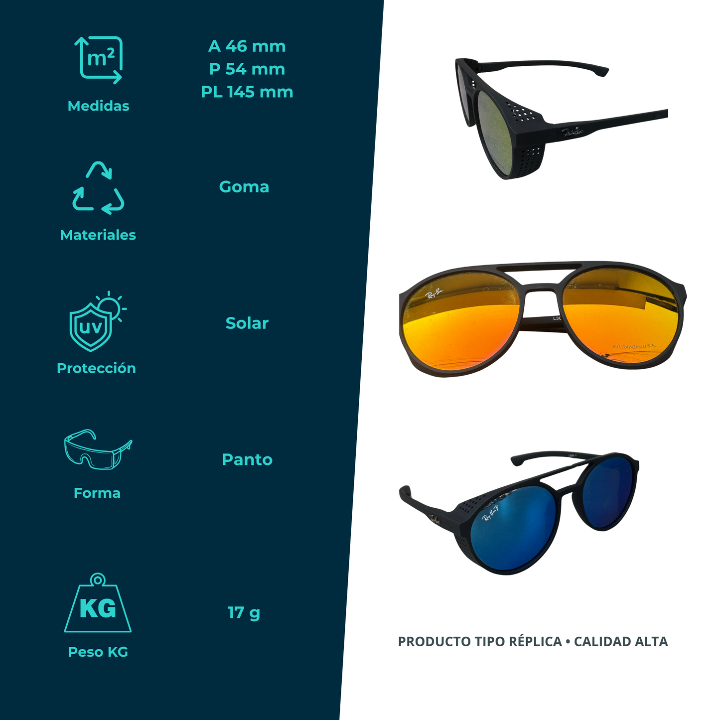 Lentes de sol estilo Ray-Ban Started para playa | EMMI STORE