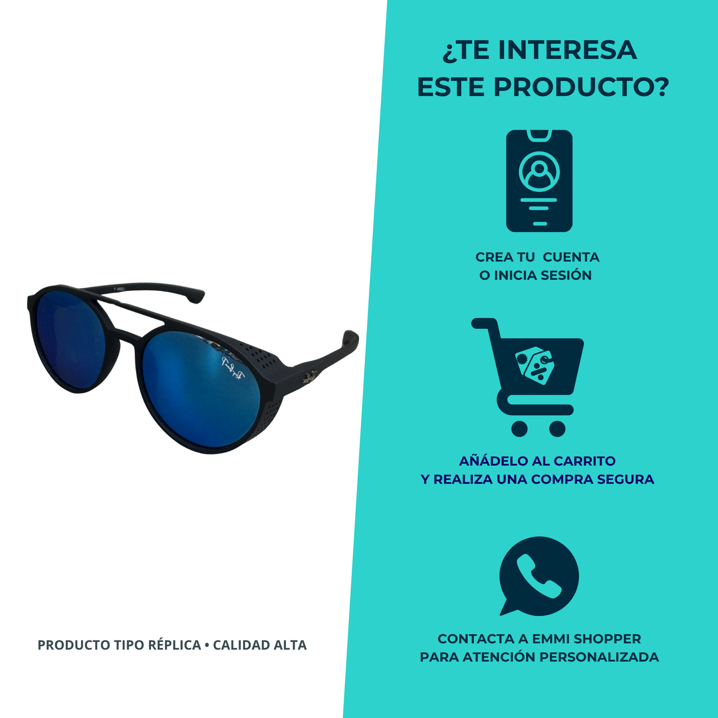 Lentes de sol estilo Ray-Ban Started para playa | EMMI STORE