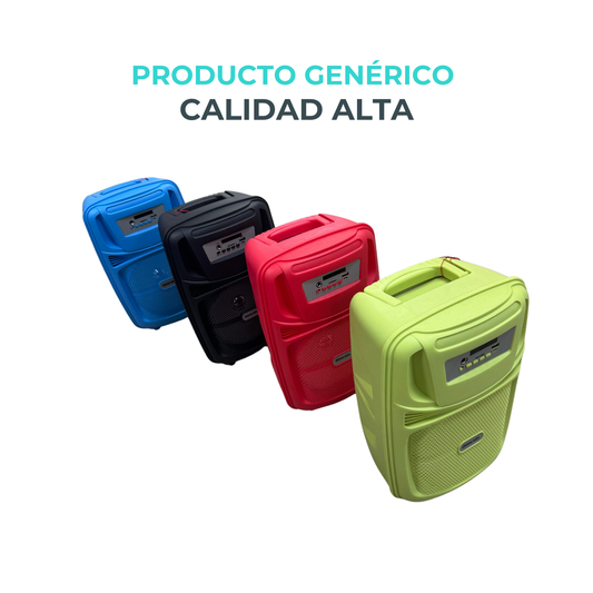 Bocina Link Bits 8” 2000W Bluetooth y FM