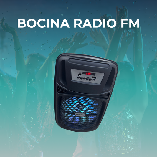 Bocina Link Bits 8” 2000W Bluetooth y FM