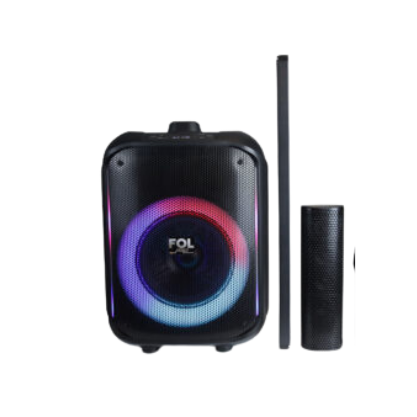 Torre de Sonido Bluetooth 100 W RMS Subwoofer 10″, Iluminación RGB