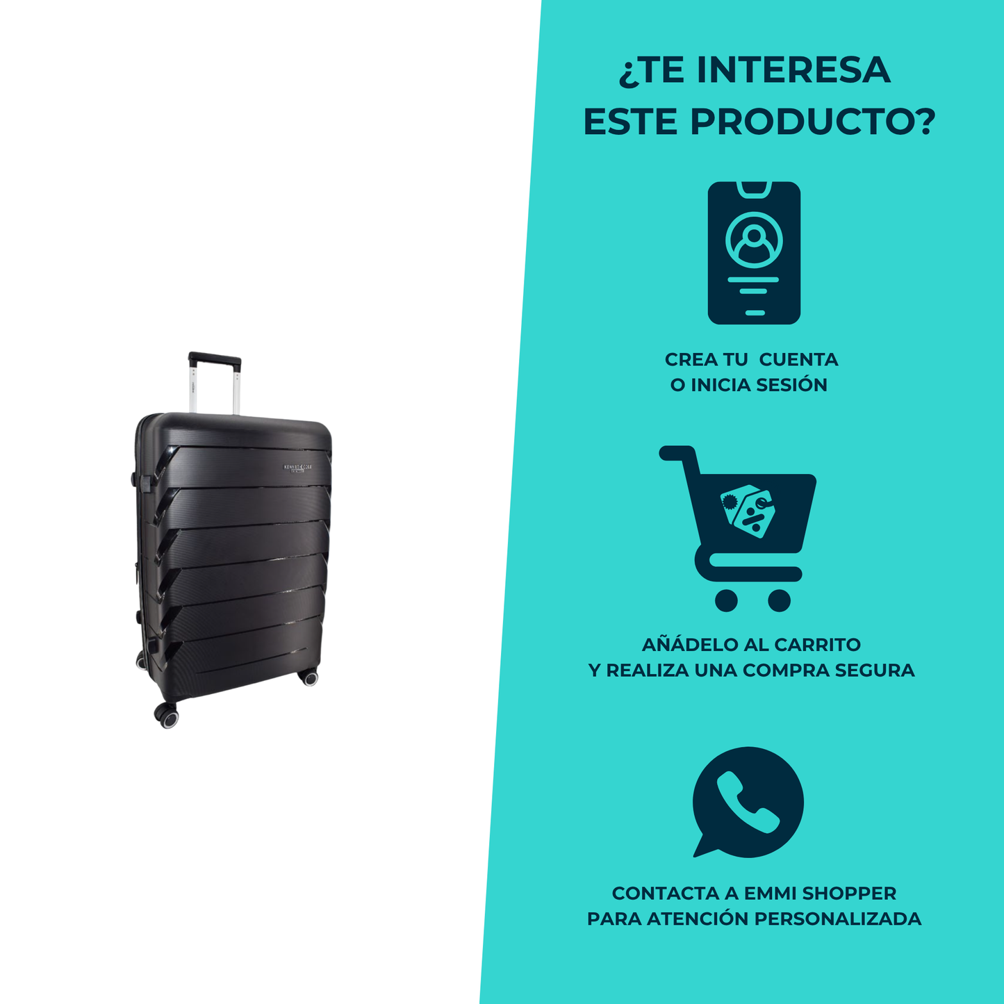 Maleta Kenneth Cole Liberty  360° — Talla 20” / 24” / 28”