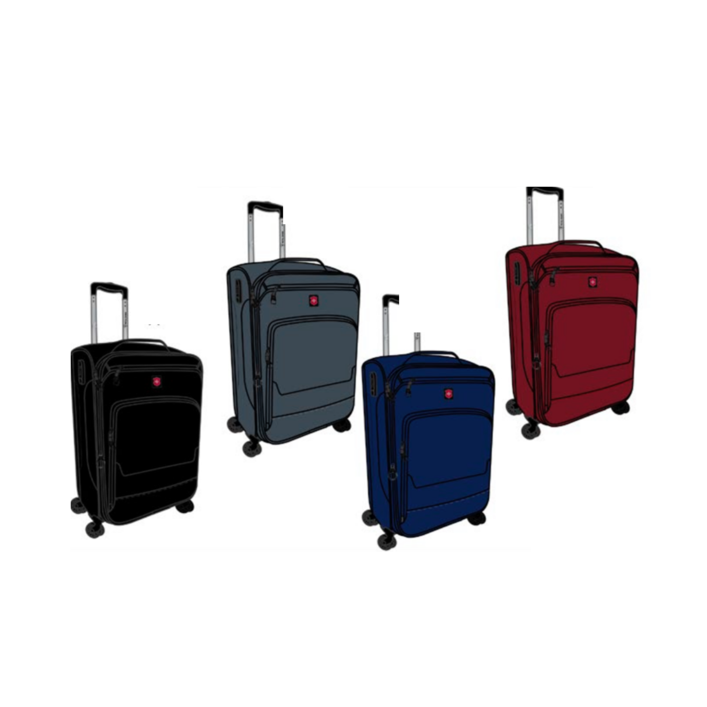 Maleta Suave Royal Swiss Interlaken 360° 18” / 20” / 24” / 28”