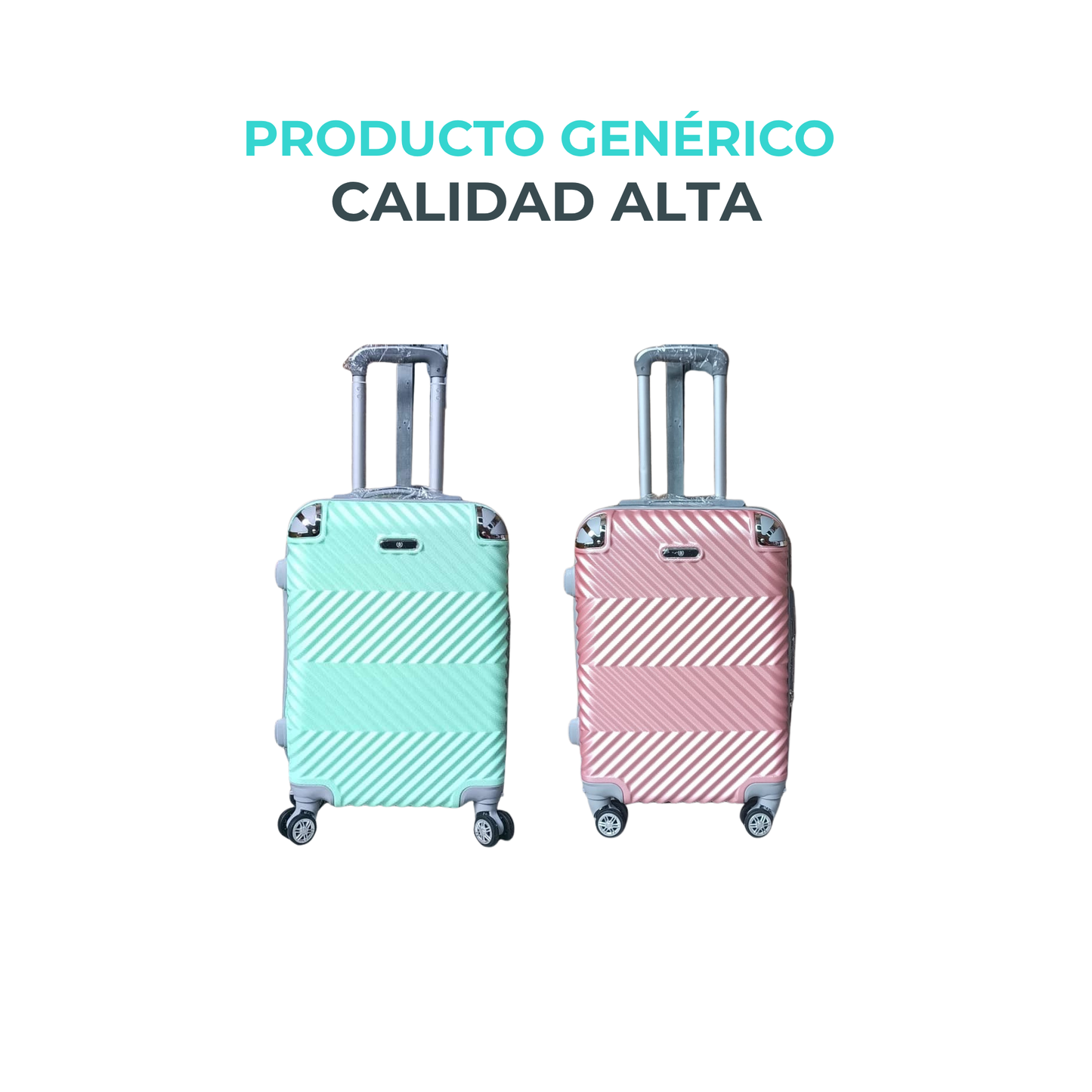 Maleta Rígida de Viaje con Llantas 360° 18” a 28” Varios Colores