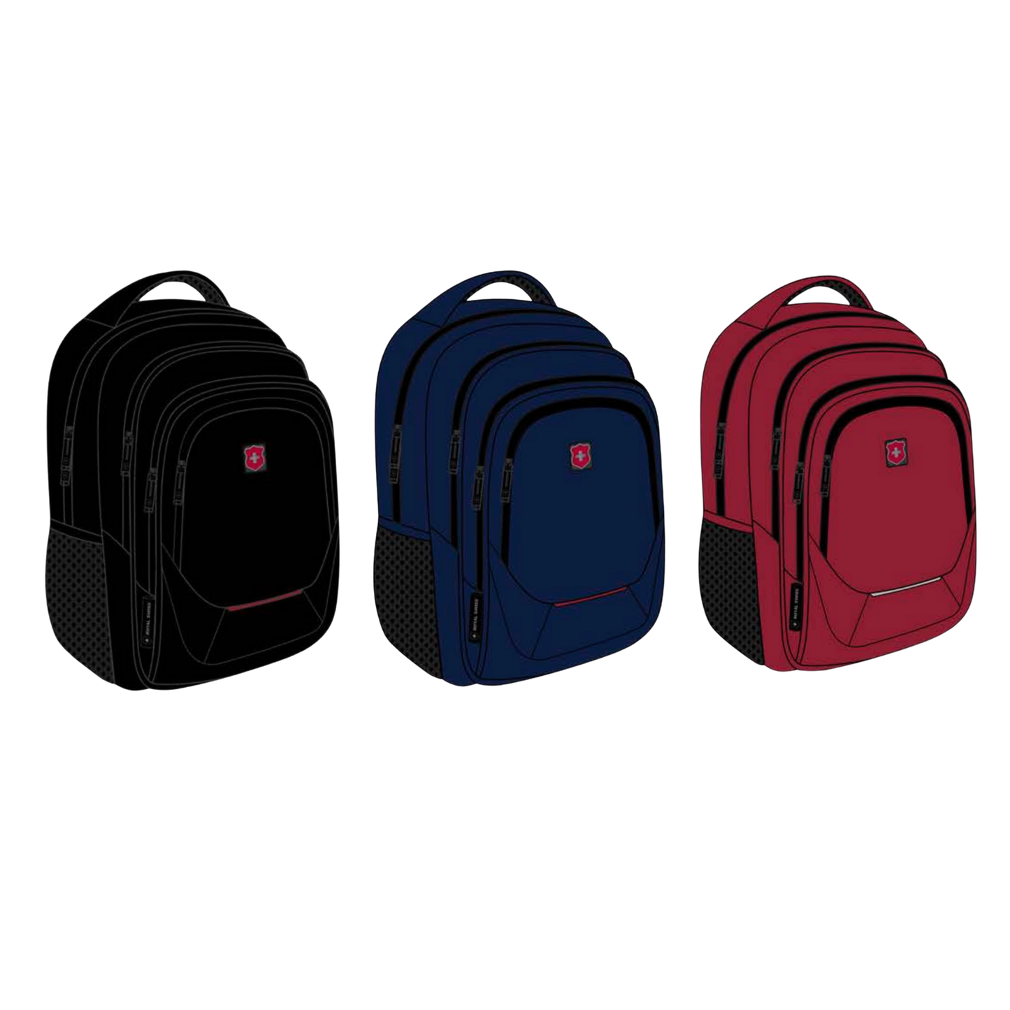 Mochila Escolar Royal Swiss con Porta Laptop