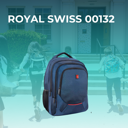 Mochila Escolar Royal Swiss con Porta Laptop