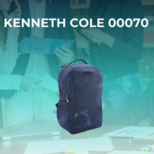 Mochila Kenneth Cole Reaction Azul 20L  Nylon y Compartimento para Laptop