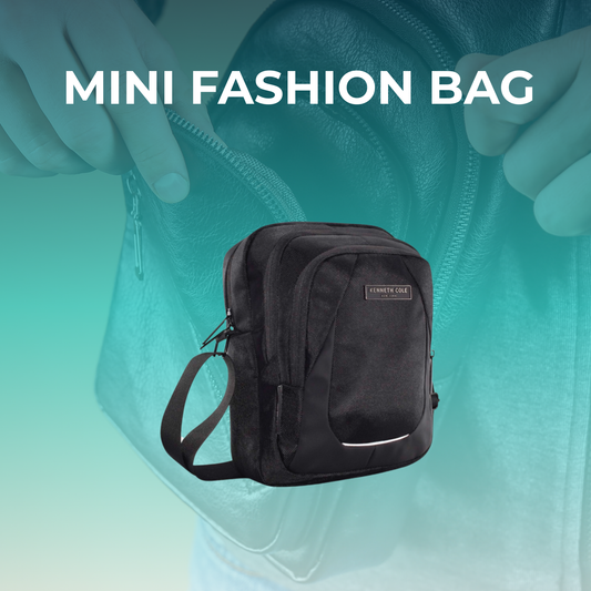 Messenger Bag Kenneth Cole 5L – Poliéster & PVC Resistente con Organizador