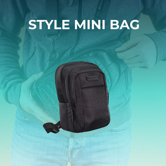 Messenger Bag Kenneth Cole 10L – Nylon & PVC con Correa Acolchada y Organizador