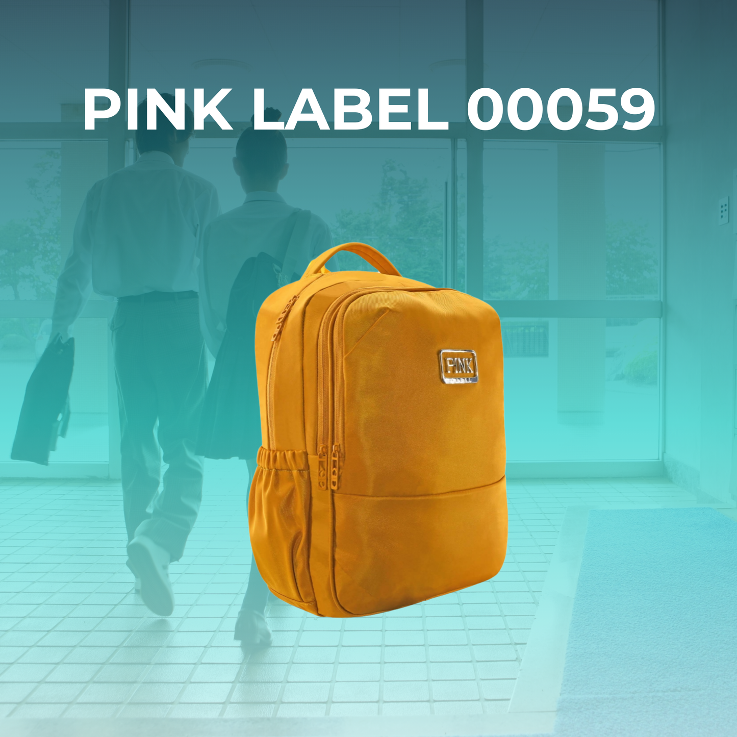Mochila Original Pink LABEL con Organizador Interno