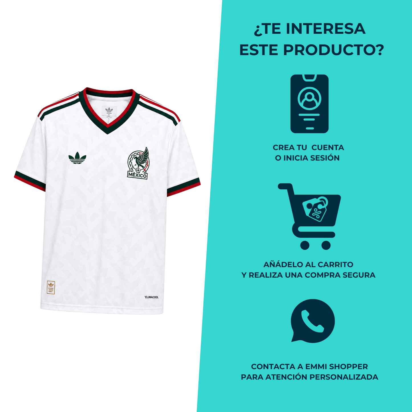 Jersey Playera Selección Mexicana Edición Especial 2026  Blanca