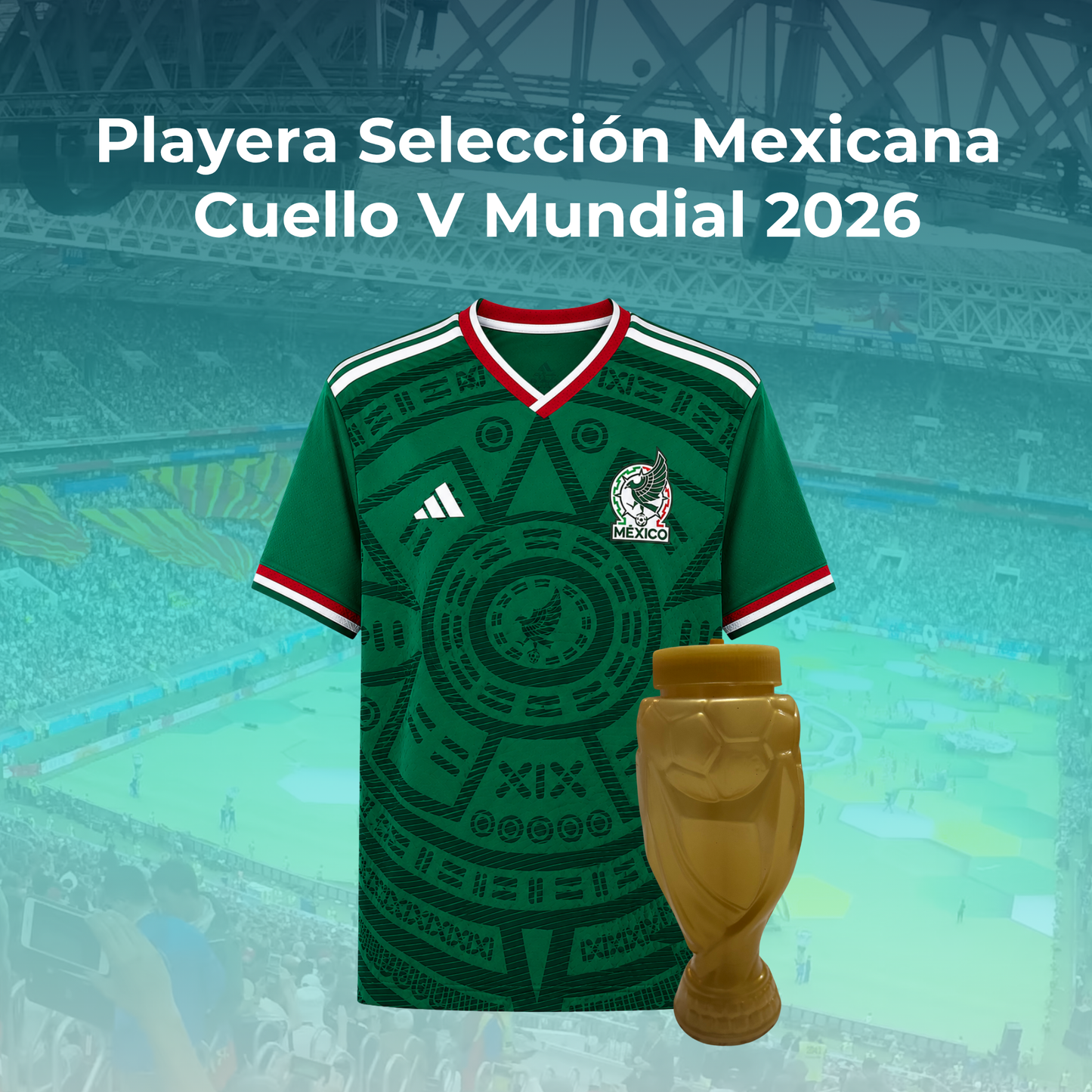 Jersey Playera Selección Mexicana Cuello V