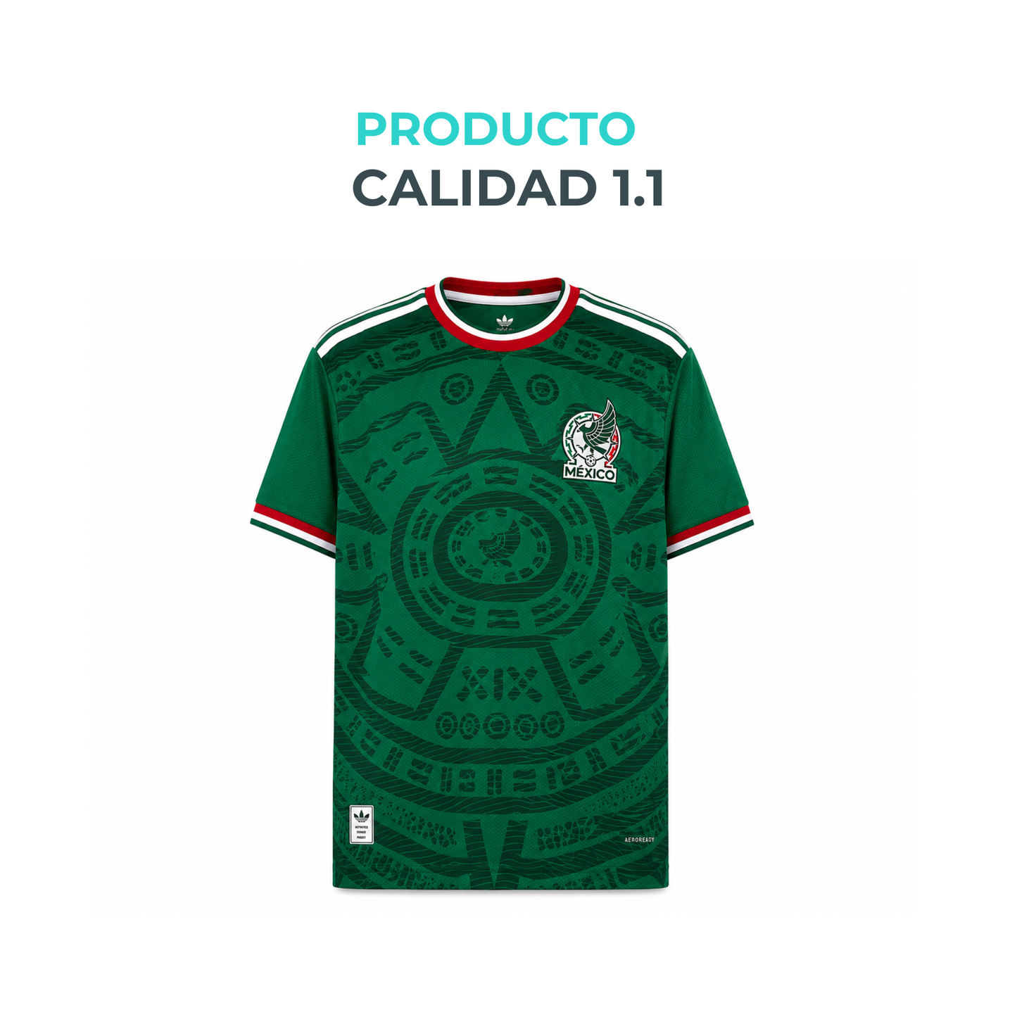 Jersey Playera Selección Mexicana Cuello Circular – Verde